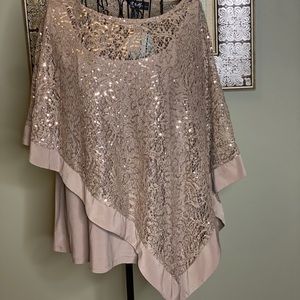 ROYAL CHAMPAGNE BLOUSE 2PC SET